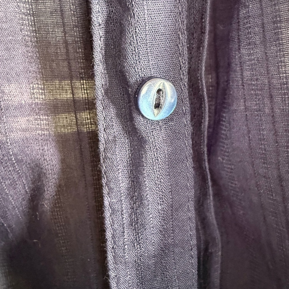 Women’s Eddie Bauer Navy Blouse, 3X - Picture 3 of 13